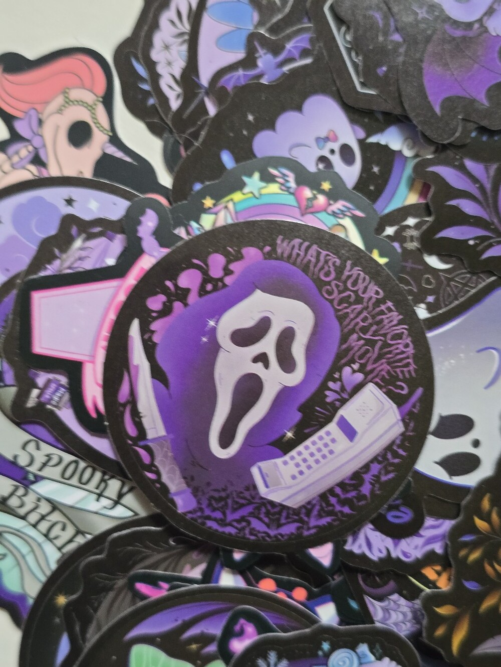 Dark Halloweem Goth Theme Sticker Pack Of 100+